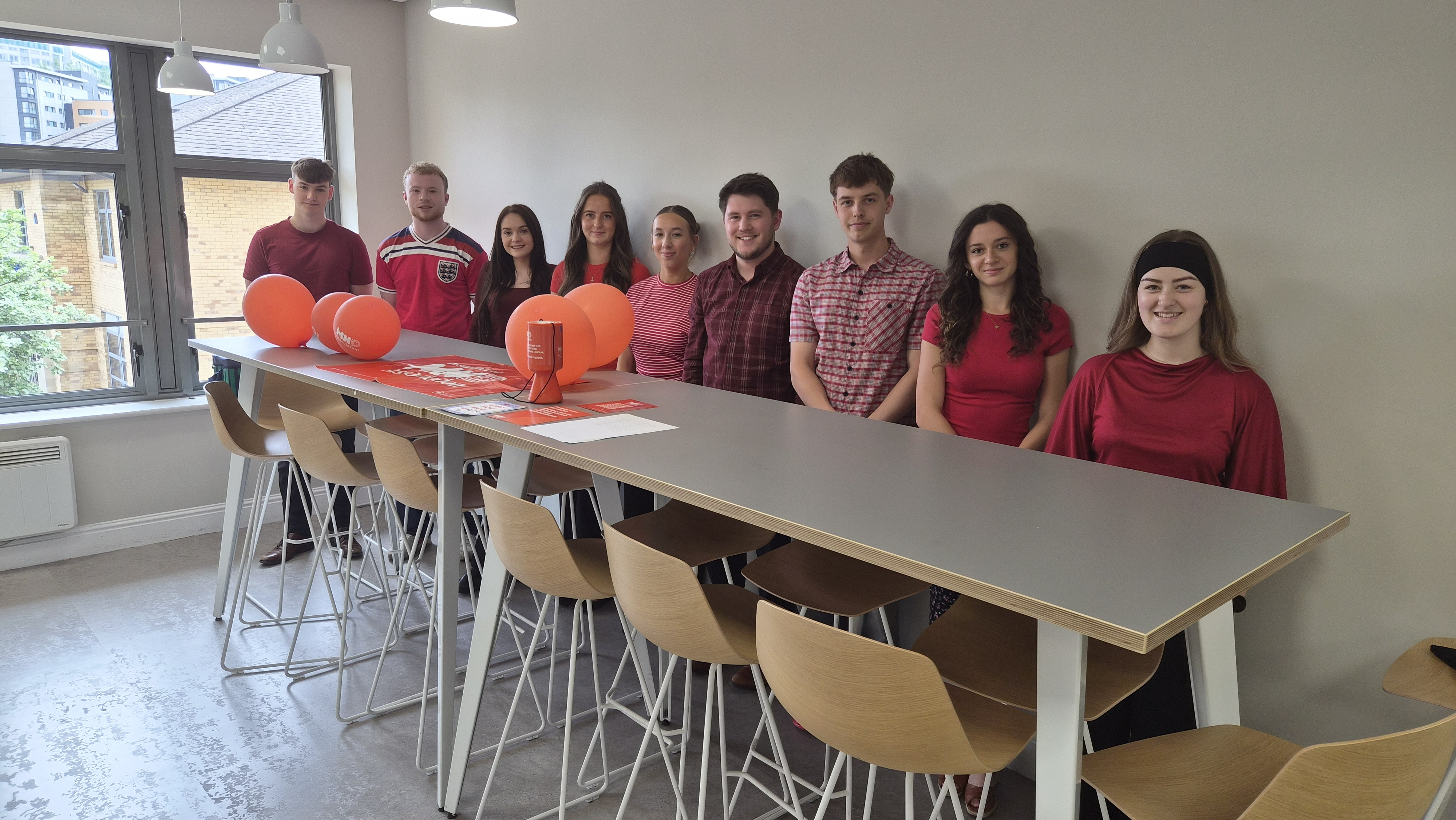 Monaghans-MNDA Office Red Day-MNDA charity week