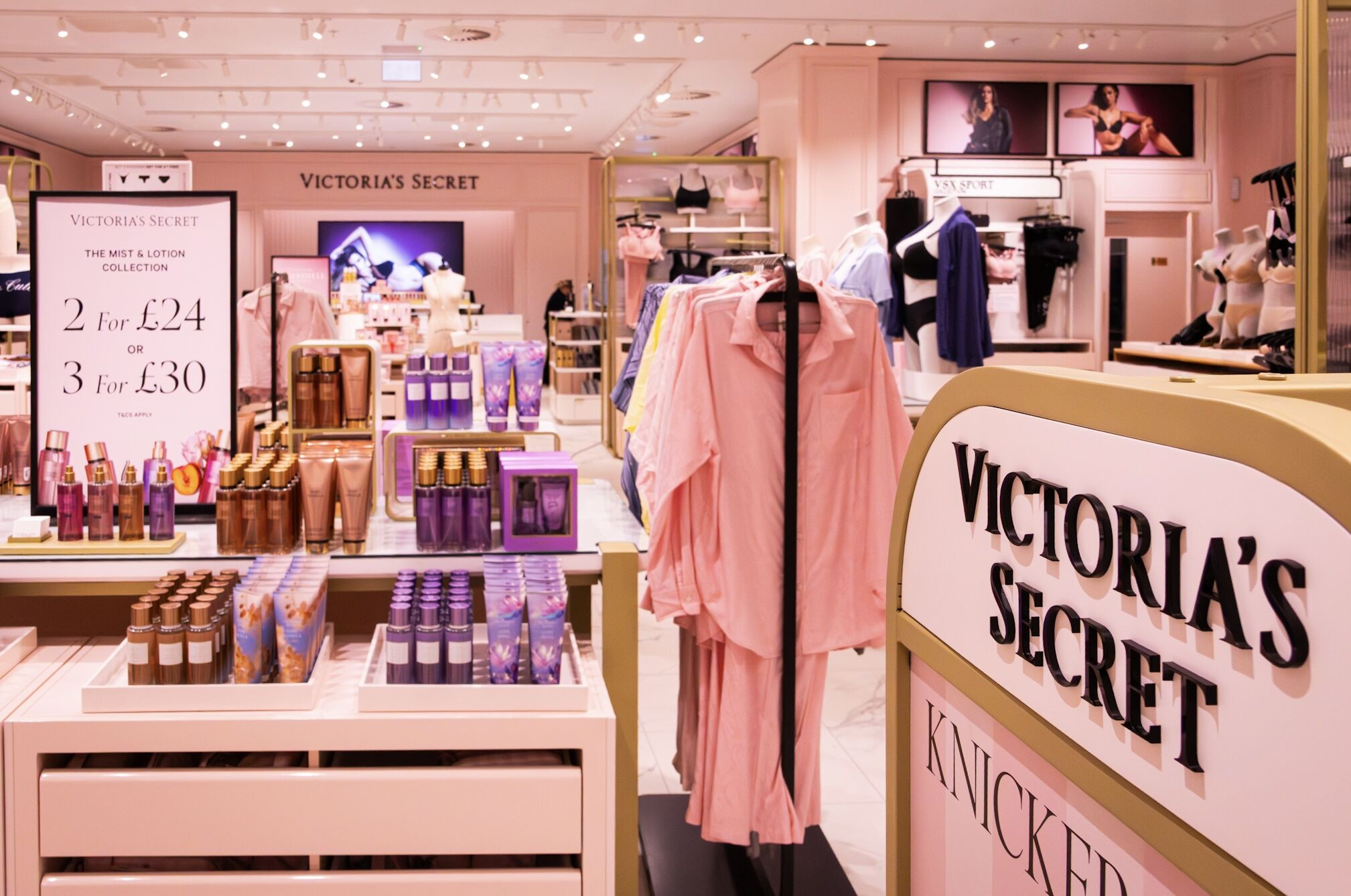Monaghans Victoria’s Secret, Nottingham - HRB Fit-Out Delivered